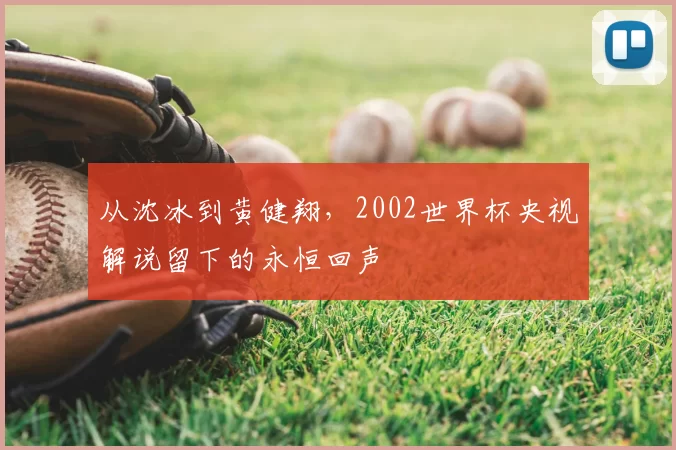 从沈冰到黄健翔,2002世界杯央视解说留下的永恒回声