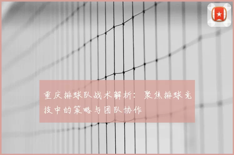 重庆排球队战术解析:聚焦排球竞技中的策略与团队协作