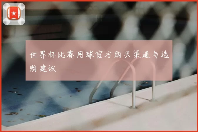 世界杯比赛用球官方购买渠道与选购建议