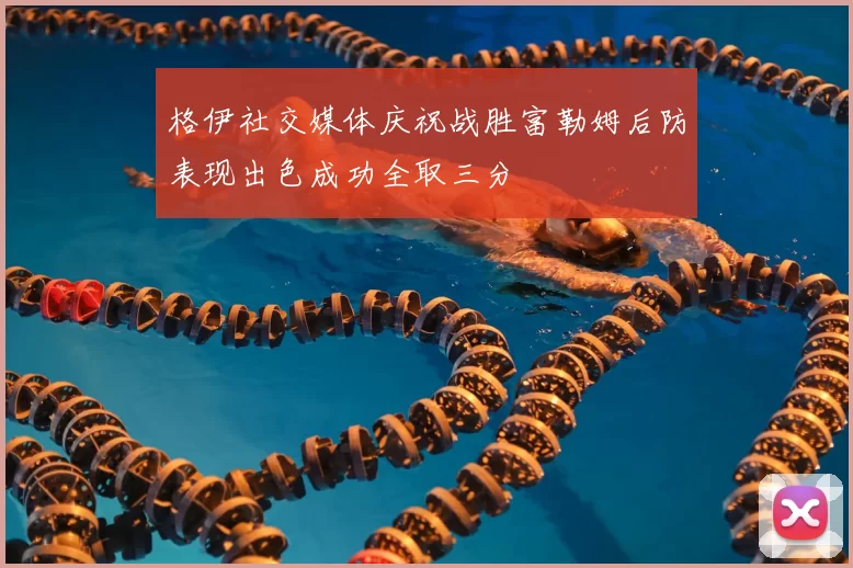 格伊社交媒体庆祝战胜富勒姆后防表现出色成功全取三分