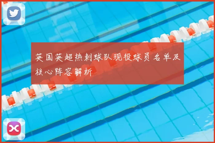 英国英超热刺球队现役球员名单及核心阵容解析
