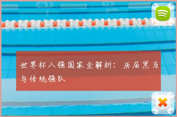 世界杯八强国家全解析:历届黑马与传统强队